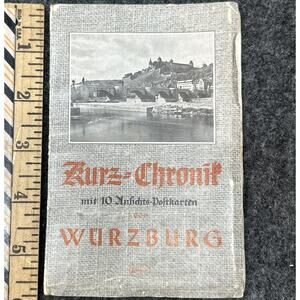 Vintage Washington DC Postcard Booklet Accordion Fold Iconic Landmarks Souvenir